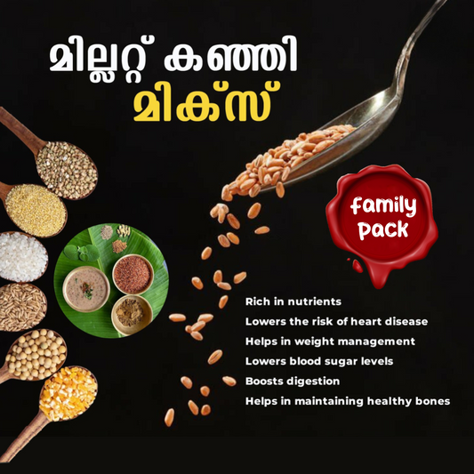 Farmco Millet Kanji Mix – Nutritious, Diabetic-Friendly Meal 100% Healthy Chemical Free Natural Certified-5kg 75days Pack